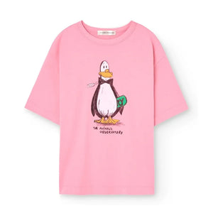 The Animals Observatory - Camiseta de algodón orgánico Collie | Rosa