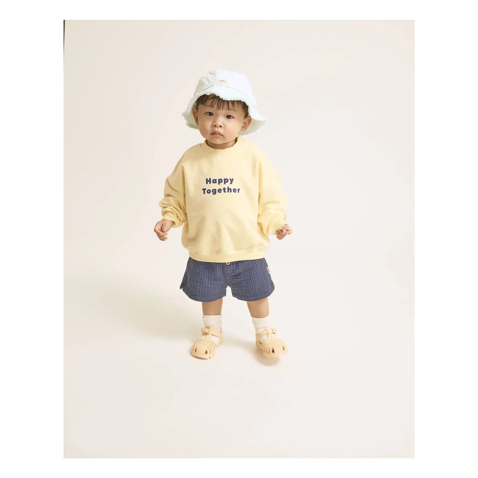 Búho - Happy Together Sweat Algodón orgánico polar | Amarillo