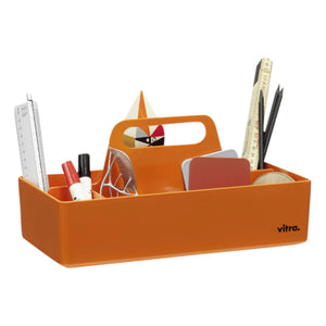 Vitra - Arik Levy | Caja de herramientas organizadora de plástico reciclado Tangerine