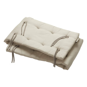 Leander - Protector de Cuna de Algodón Orgánico Linéa y Luna | Beige