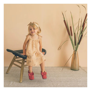 Baobaby - Pantuflas anudadas | Rojo cereza