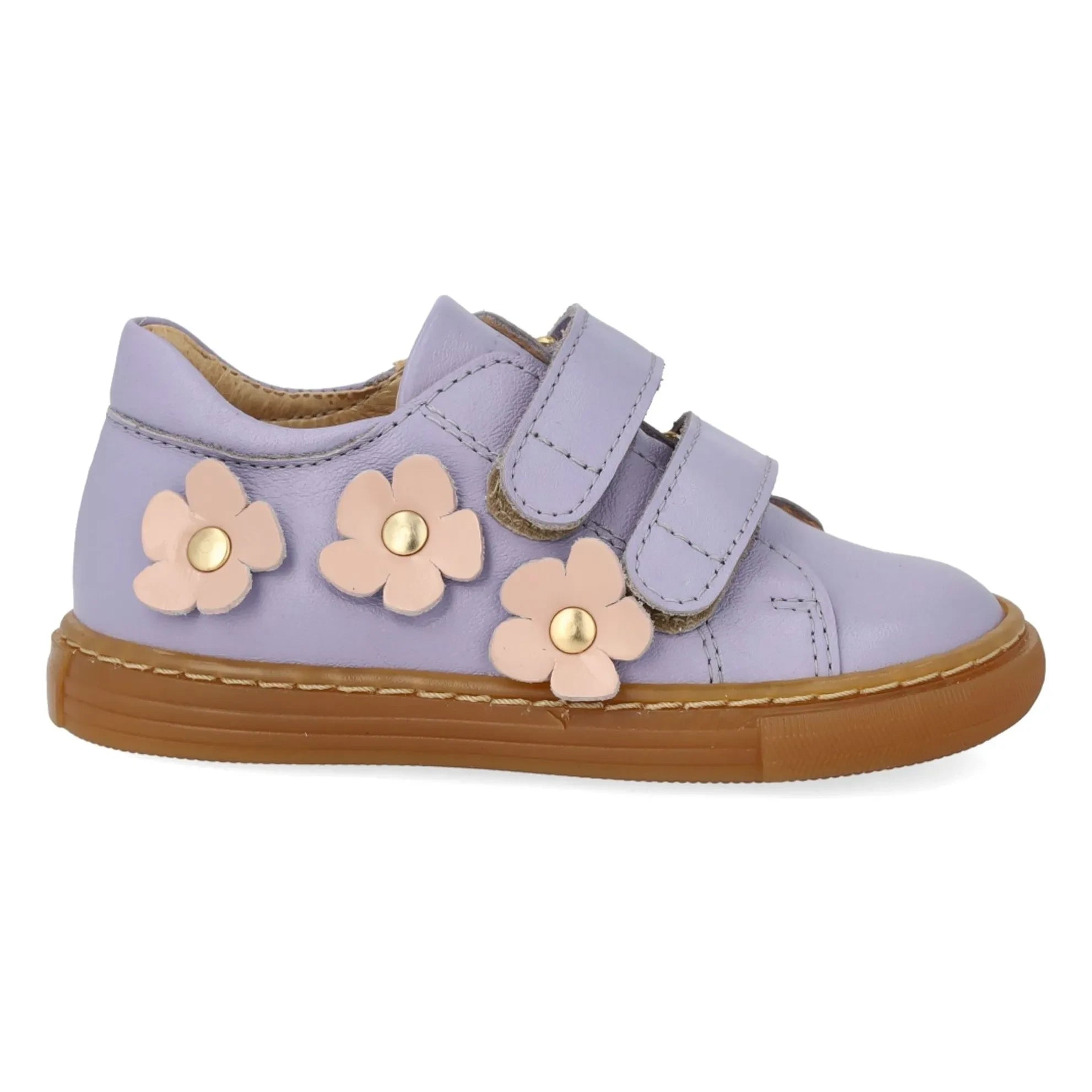Angulus - Zapatillas florales de doble raya | Lila