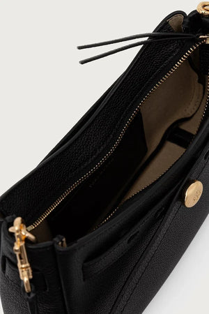 Bolso bandolera de piel Tory Burch Romy Zip para mujer