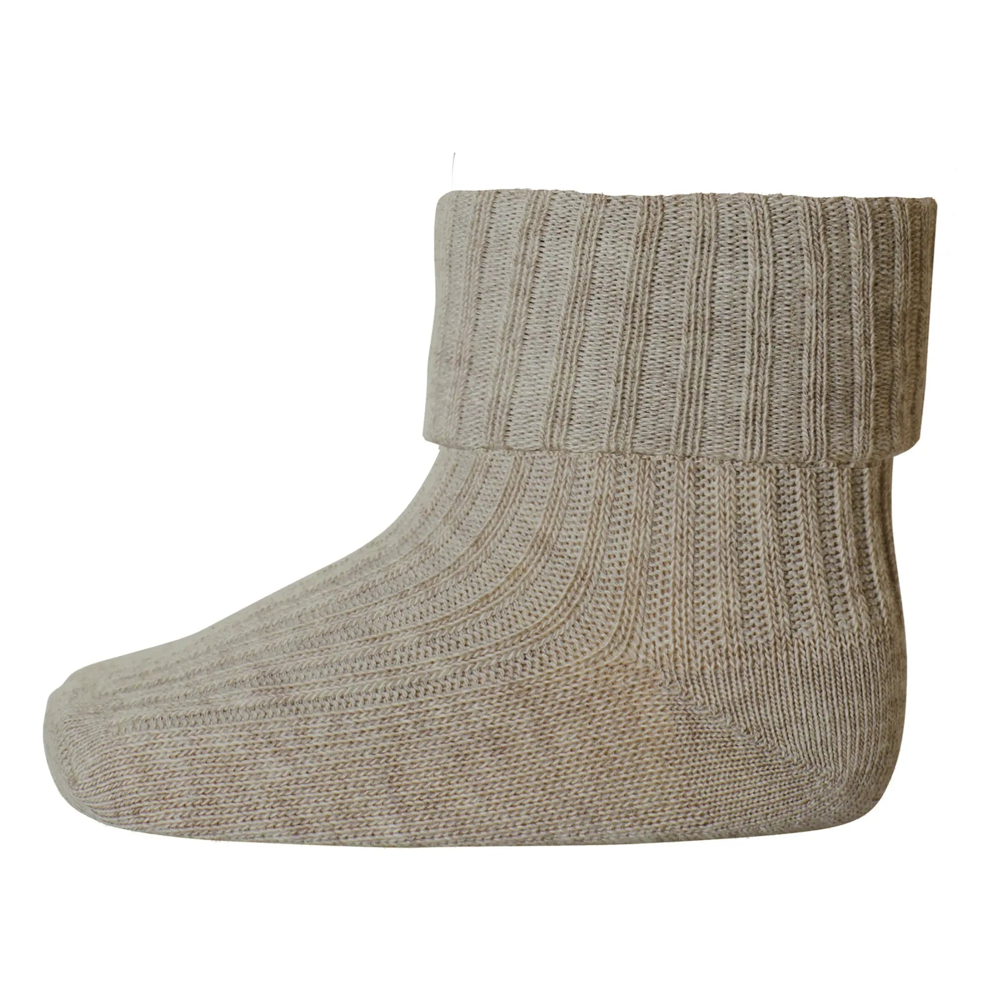 Mp Denmark - Calcetines de algodón acanalados | Marrón