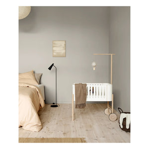 Oliver Furniture - Cododo Uzatılabilir Ahşap Yatak | Beyaz
