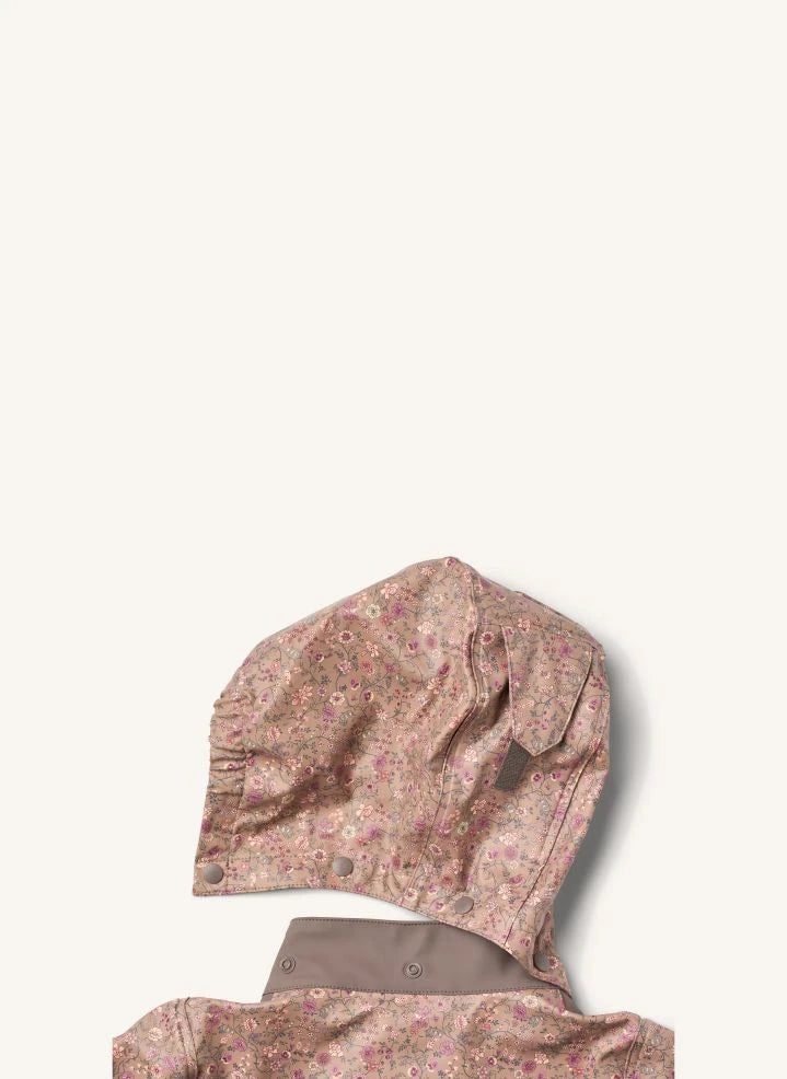 Wheat - Chubasquero con estampado floral, fabricado con fibras recicladas | Rosa
