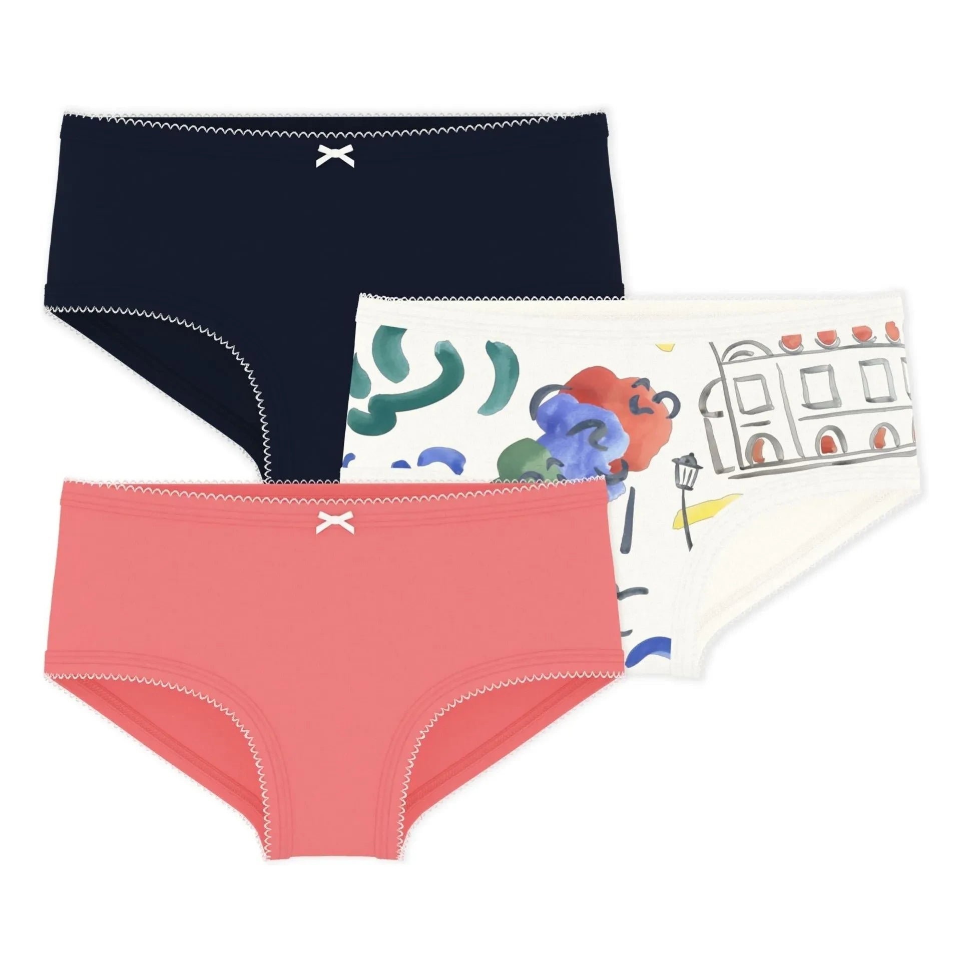 Petit Bateau - Braguita Ópera Lote 3 | Coral