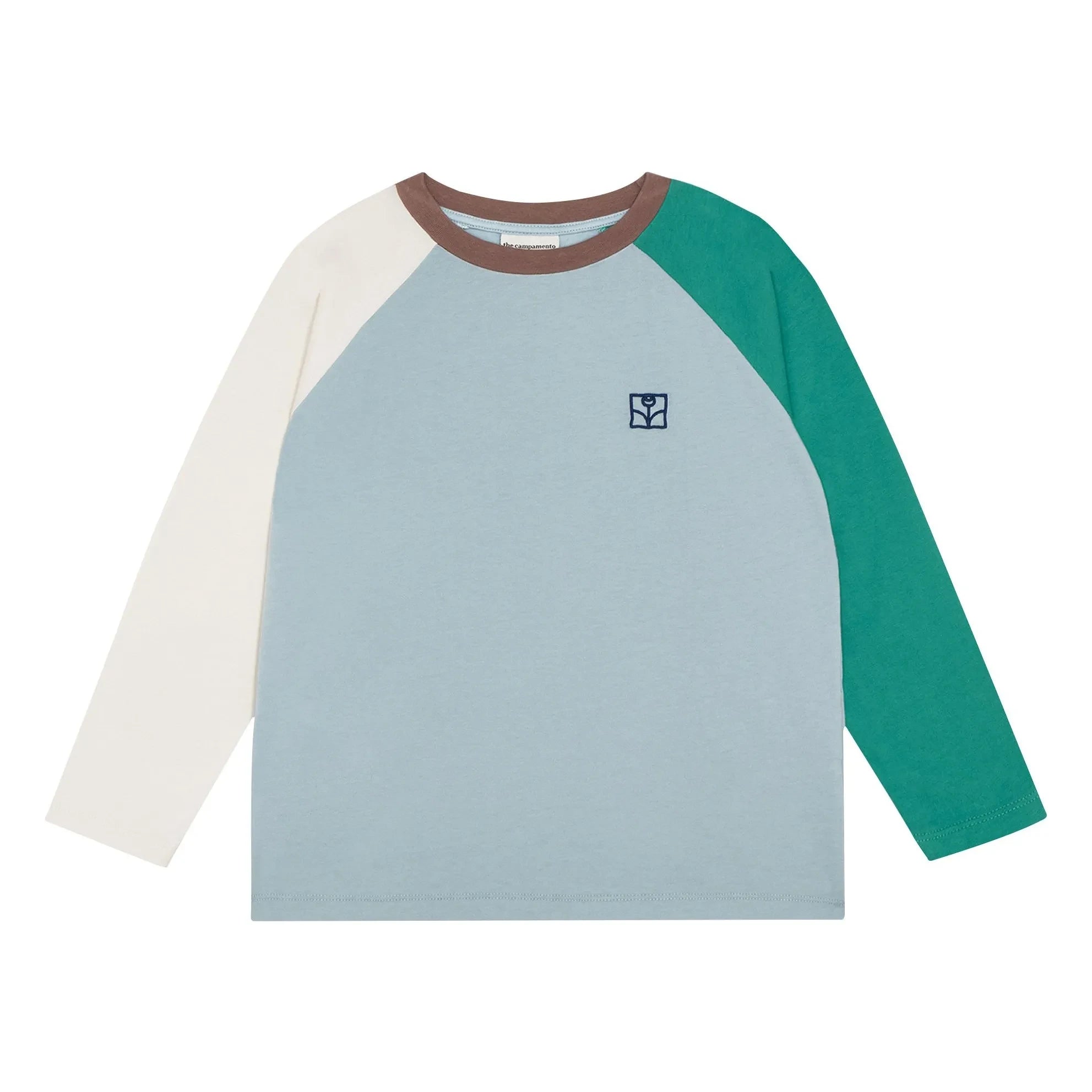The Campamento - Camiseta con bloques de color | Azul claro