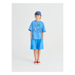True Artist - Camiseta de algodón orgánico N°5 | Azul royal