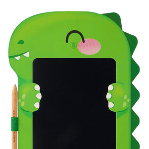 Legami - Tabla de Dinosaurio Portátil LCD en Cartón - Pizarra Mágica de Bocetos