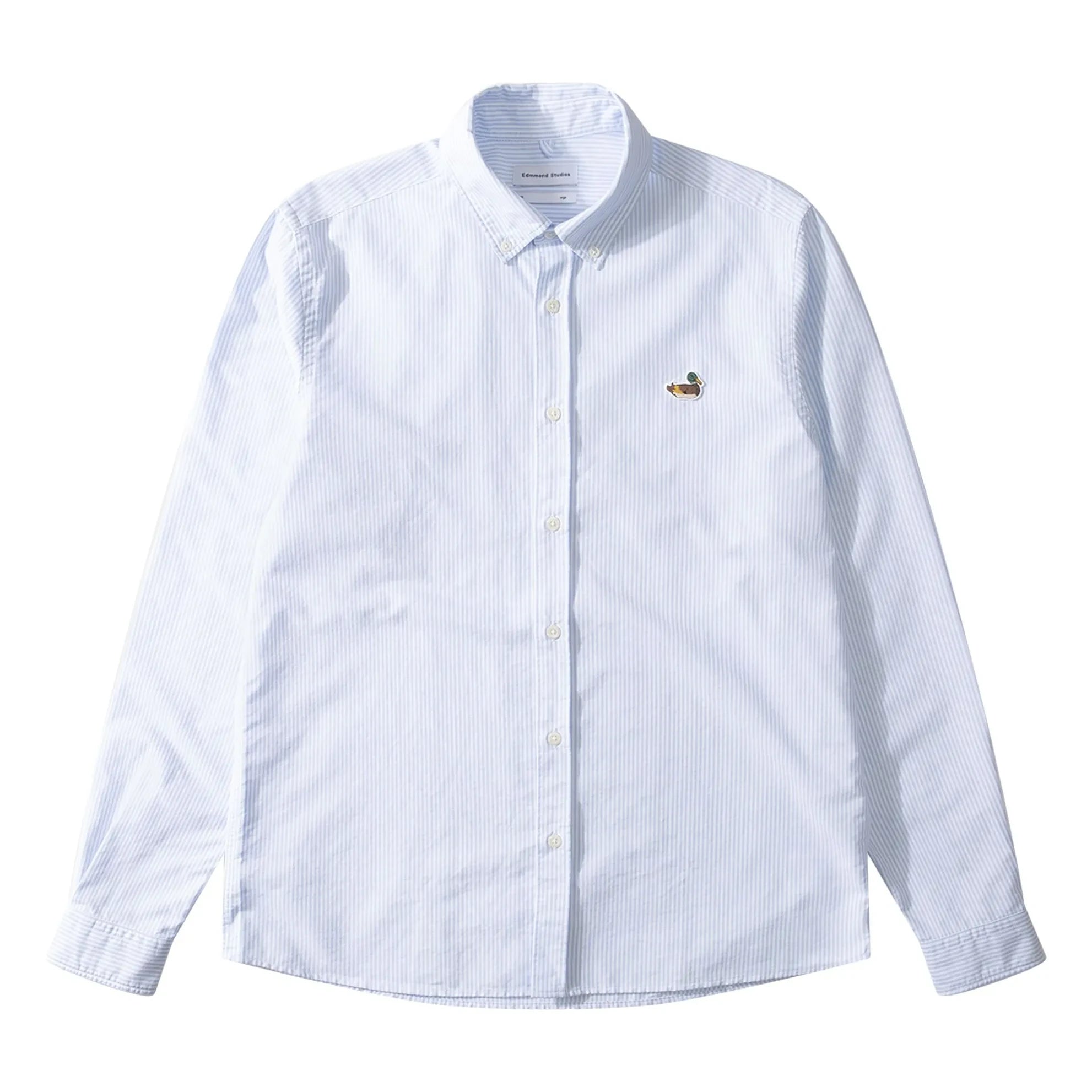 Edmmond Studios - Camisa de Rayas con Estampado de Pato | Crudo