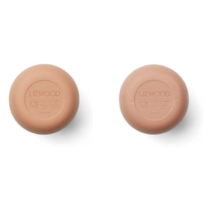 Liewood - Ellis Silikon Alıştırma Bardakları - 2'li Set | Pembe