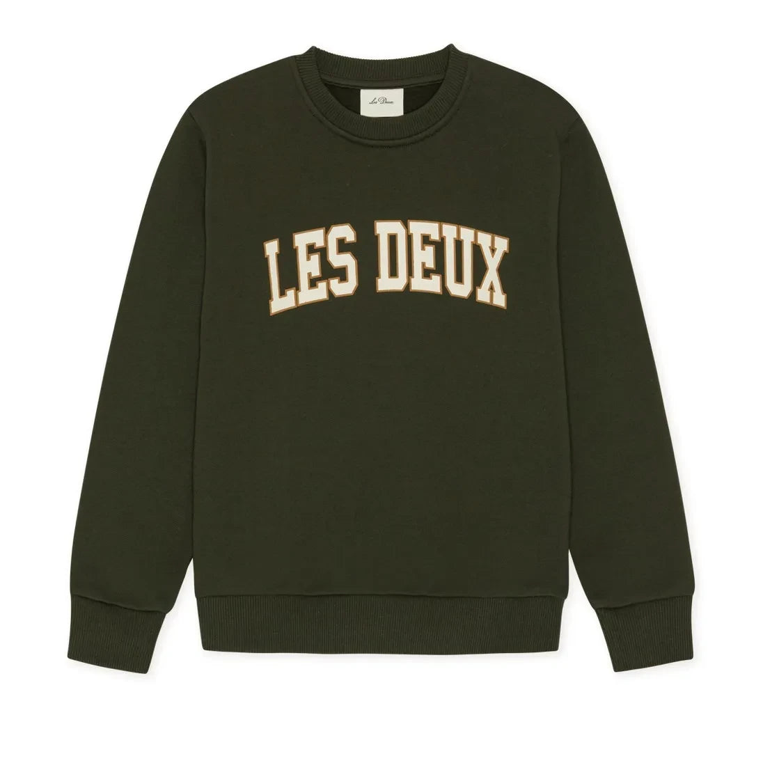 Les Deux - Les Deux Sudadera de Algodón Orgánico College | Caqui