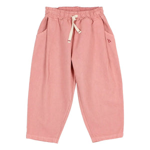 Búho - Drill Girly Kordonlu Pantolon | Pembe