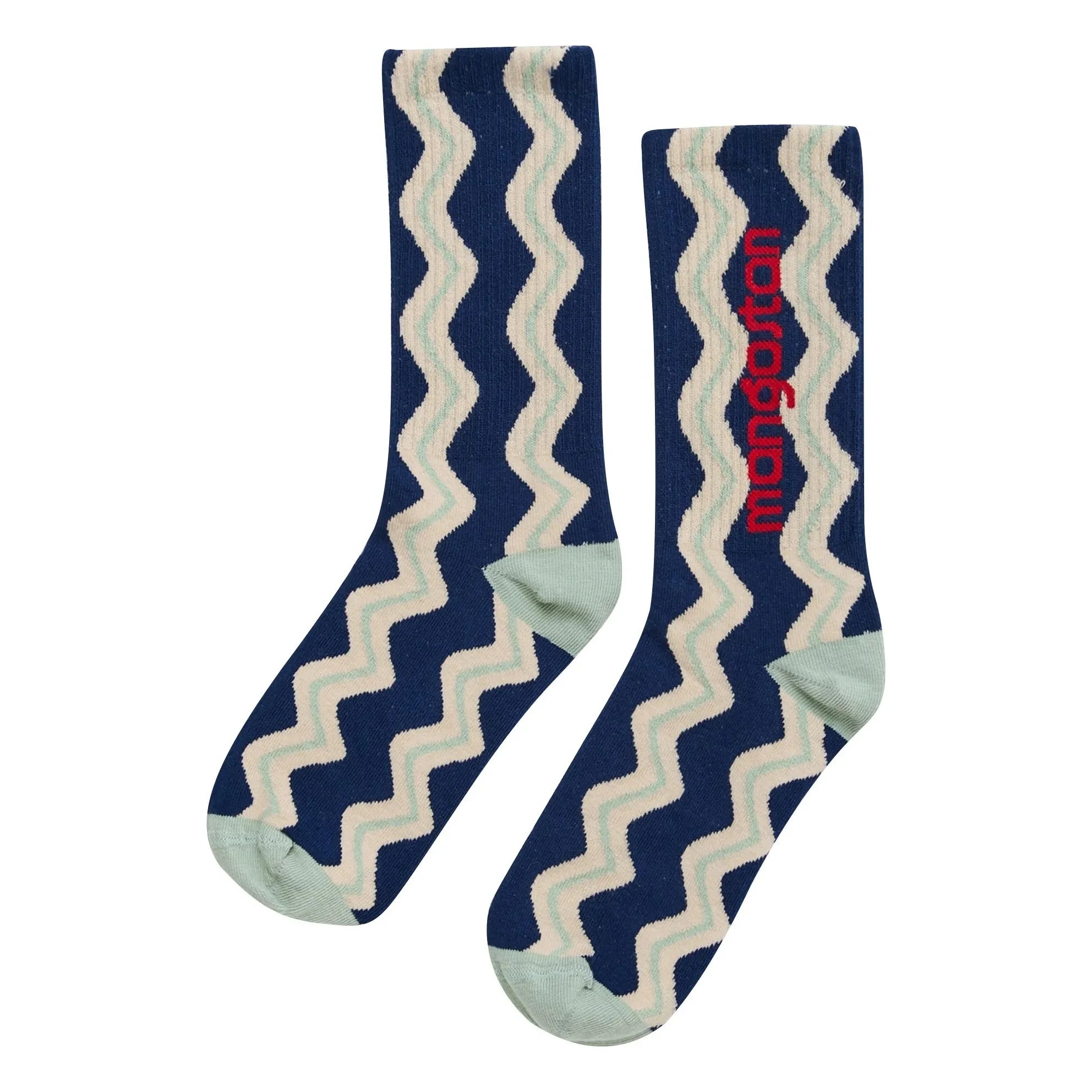 Maison Mangostan - Calcetines Wave | Azul