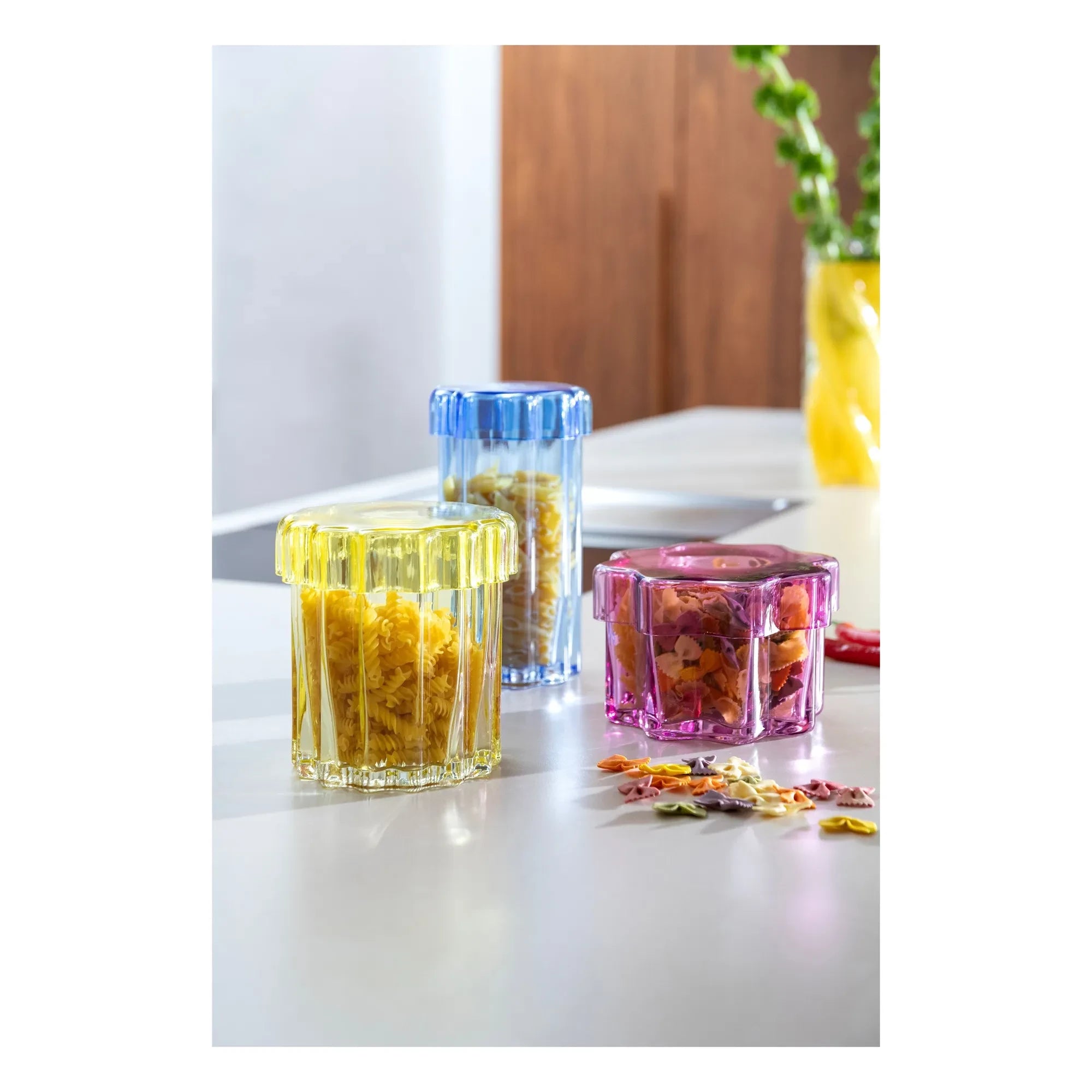 &Klevering - Tarro de cristal Astral | Amarillo