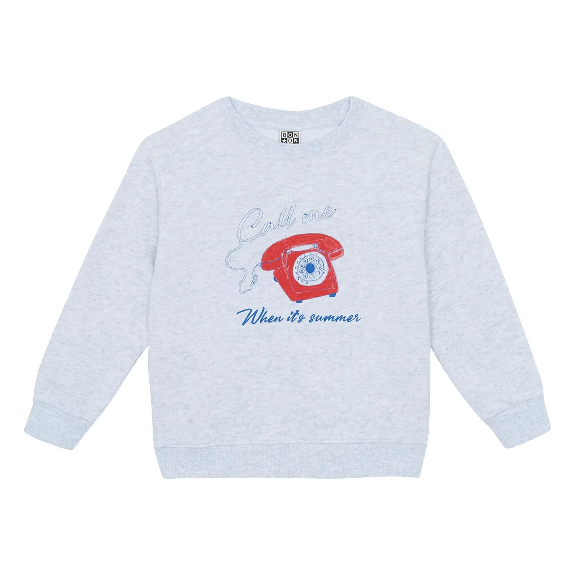 Bonton - Sudadera Smile Call Me | Gris