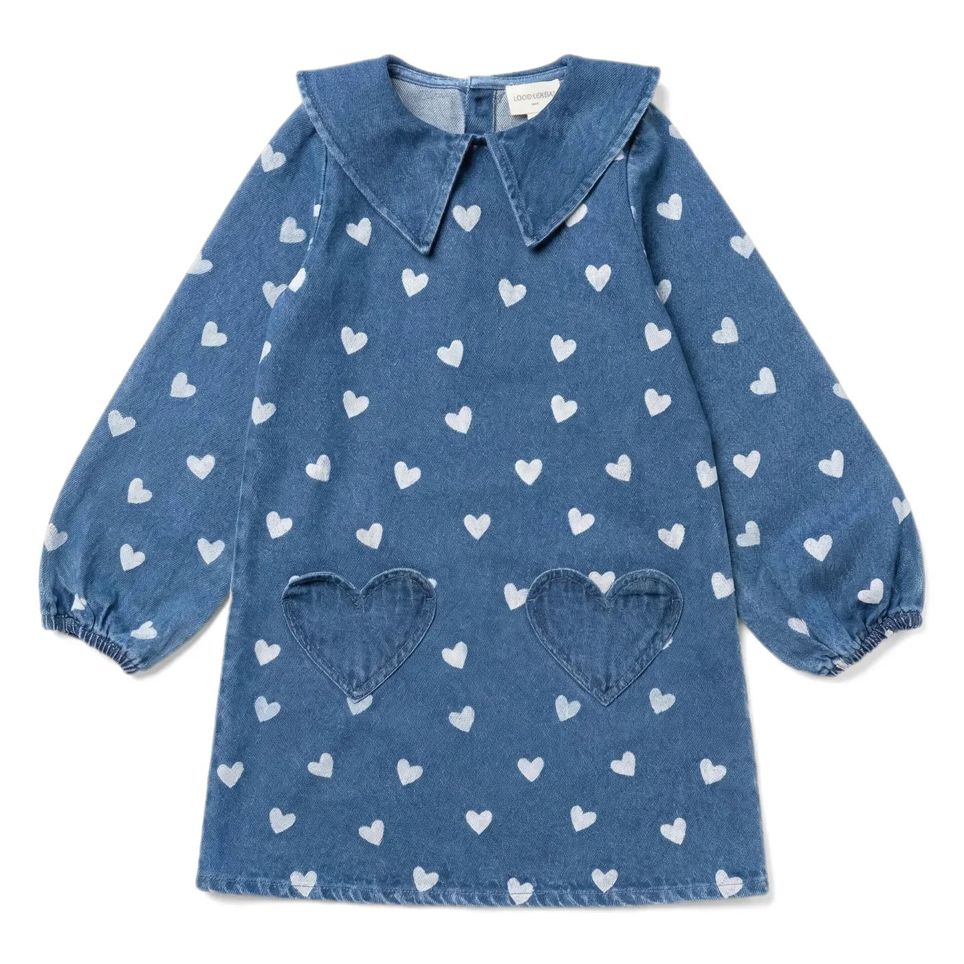 Louis Louise - Odile Vestido denim con corazón | Mavi