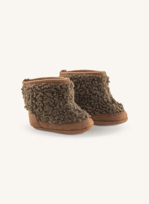 Corolle - Botas de Peluche | Marrón