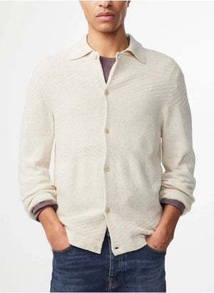 NN.07 - Chaqueta de Algodón y Lino Troy 6575 | Natural