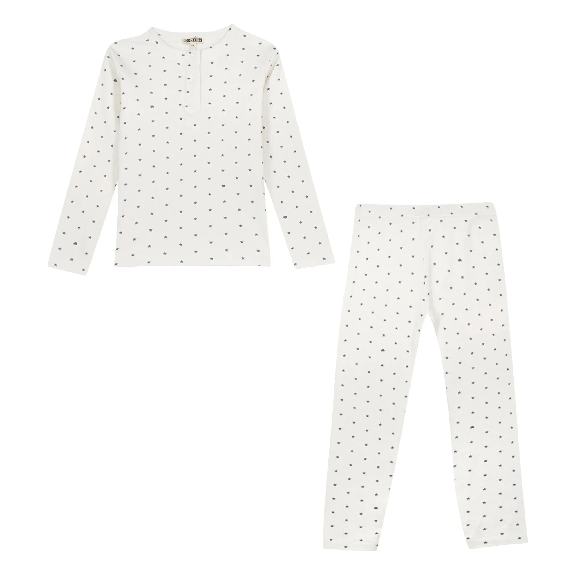 Bonton - Pijama con estampado de estrellas | Azul