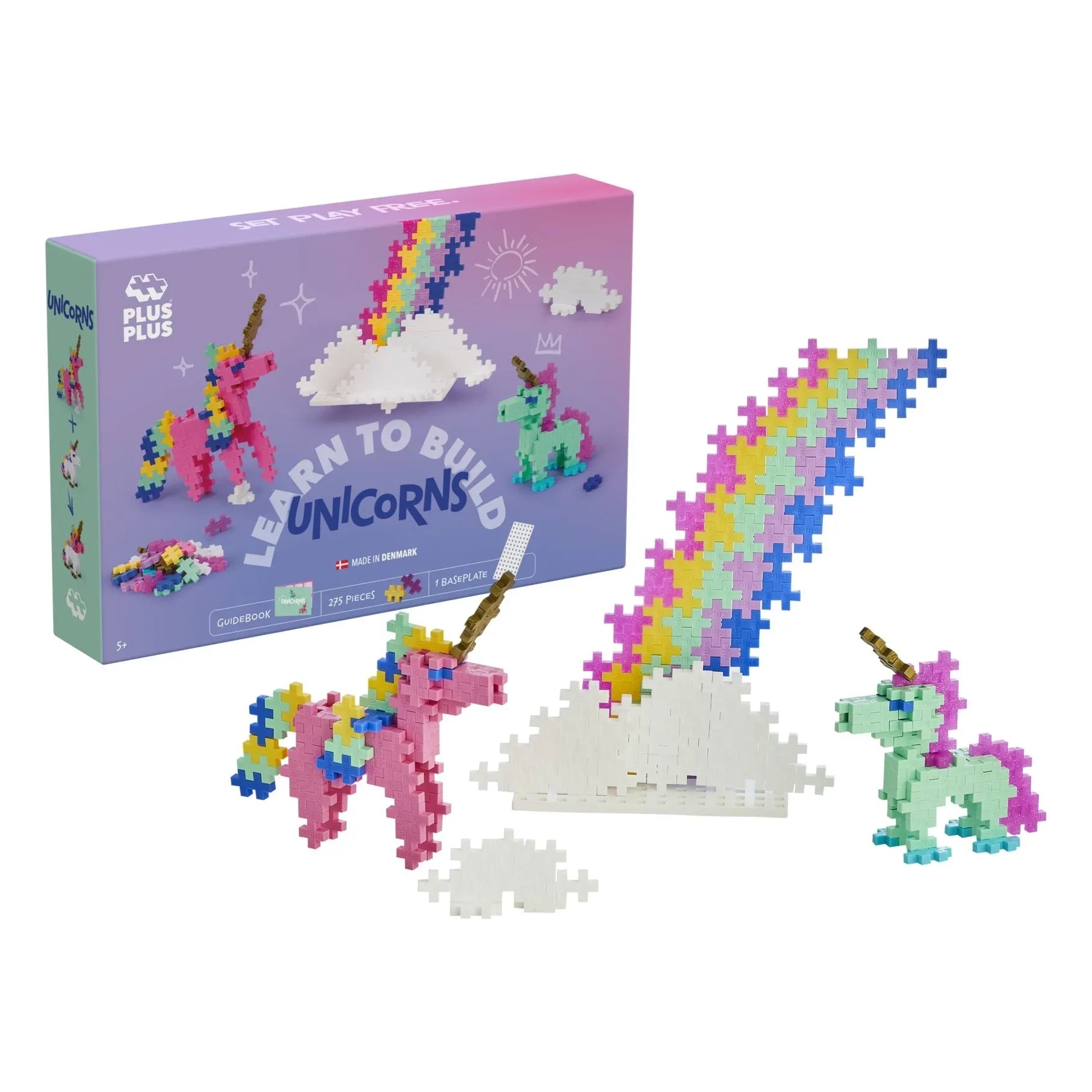 Plus-Plus - Set de descubrimiento Unicornio - 275 piezas