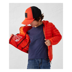 Jott - Plumífero con capucha Hugo | Coral
