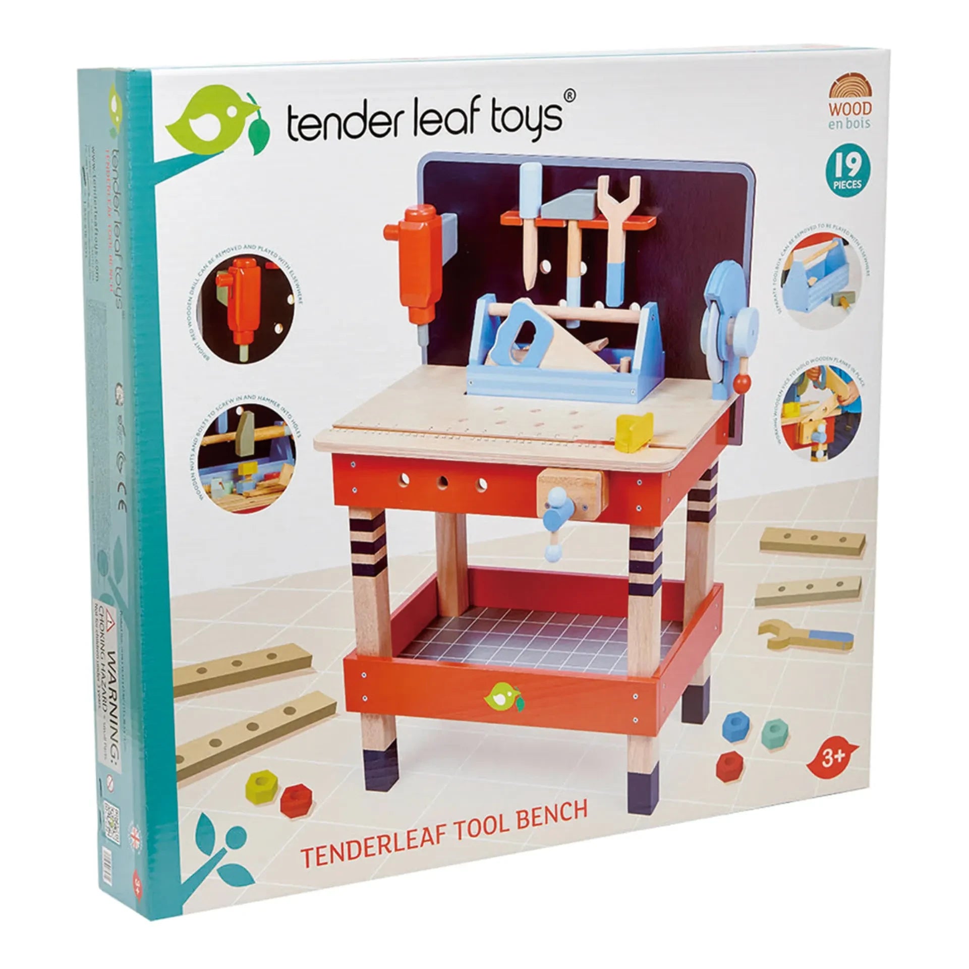 Tender Leaf Toys - Banco de trabajo de madera