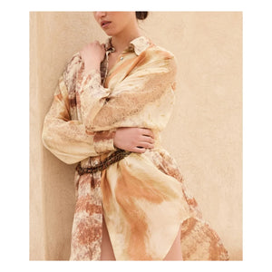 Mes Demoiselles - Camisa de seda Smirf | Beige
