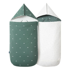 Les Petites Billes - Nido para bebé reversible multitemporada | Verde