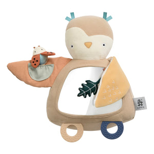 Cebra - Peluche de búho Blinky Beige