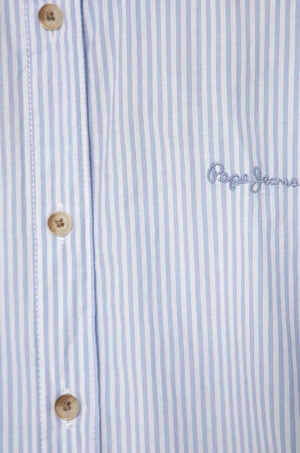 Camisa de algodón para niños Pepe Jeans OLYMPIA