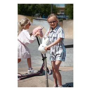 Wild & Soft - Cabeza de patinete de unicornio | Rosa