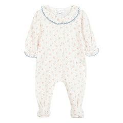 Tartine et Chocolat - Pijama de encaje floral con cuello | Crudo