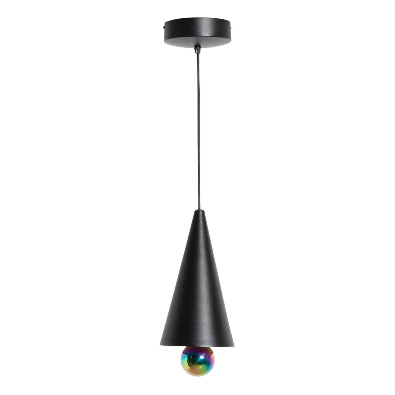 Petite friture - Lámpara colgante Kiraz | Negro