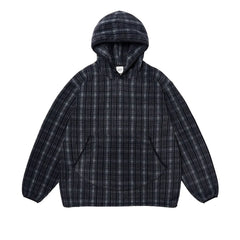 Kappy - Damalı Polar Sweatshirt | Siyah