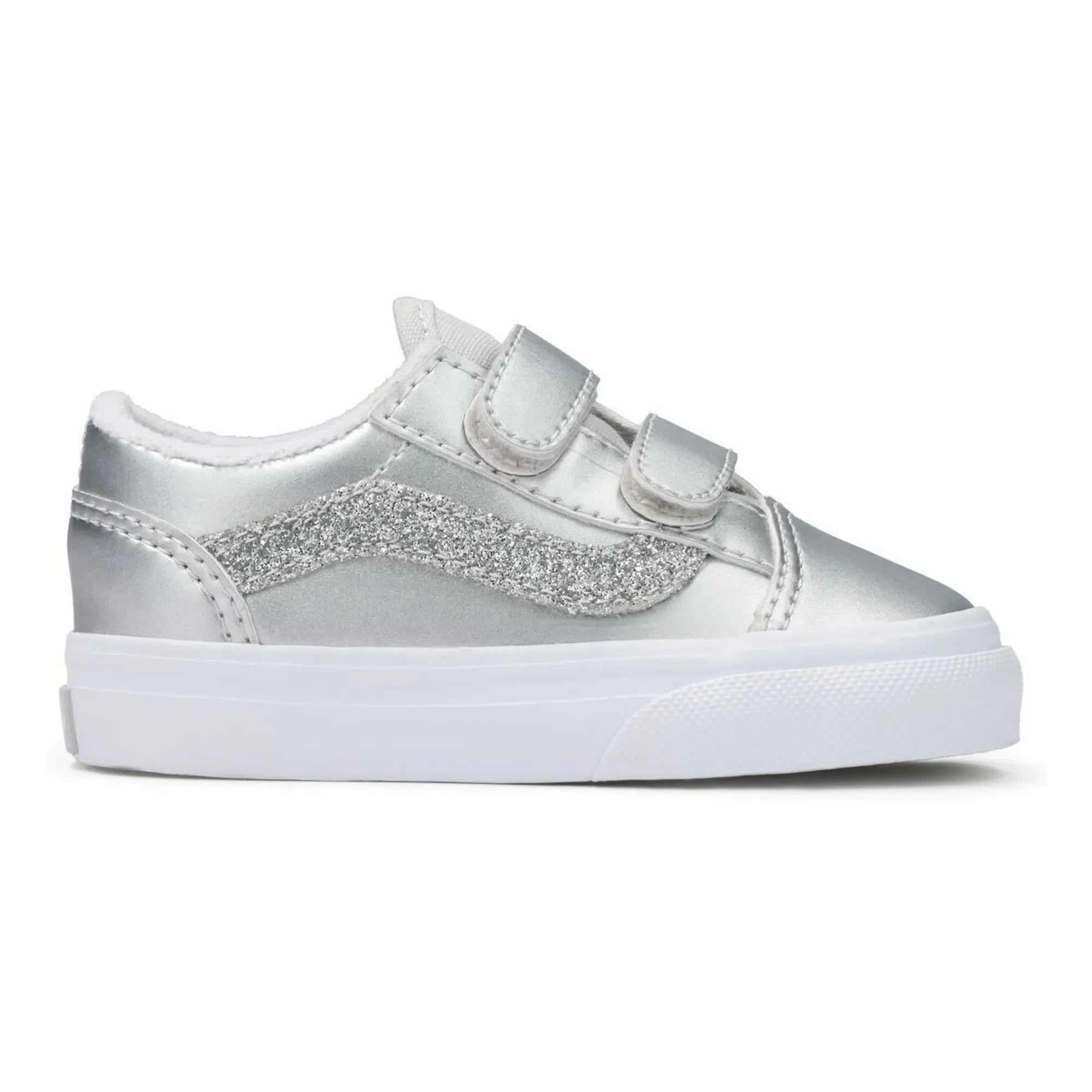 Vans - Zapatillas Scratch Old Skool V Dazzled | Plata