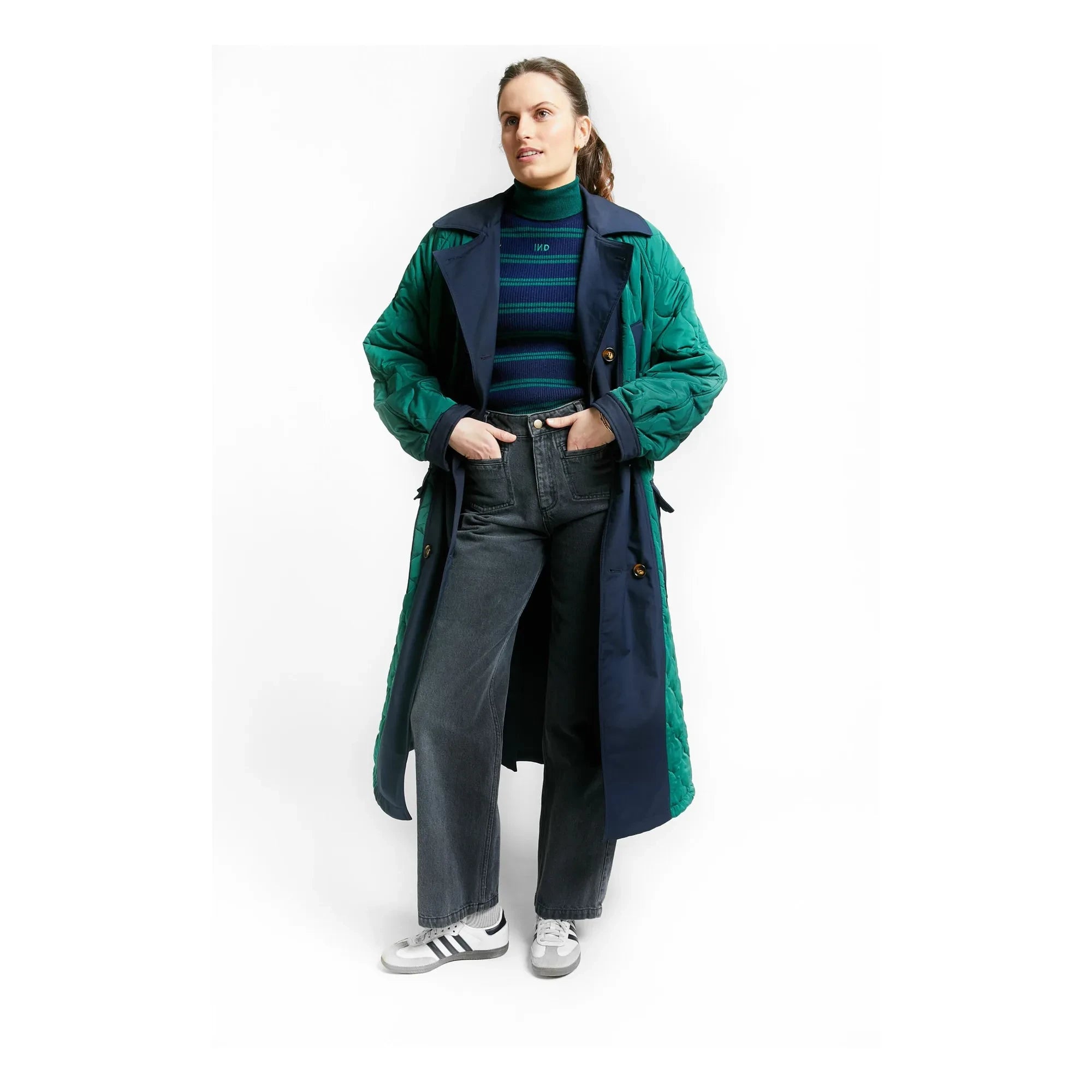 Indee - Jersey de punto Twist | Azul marino