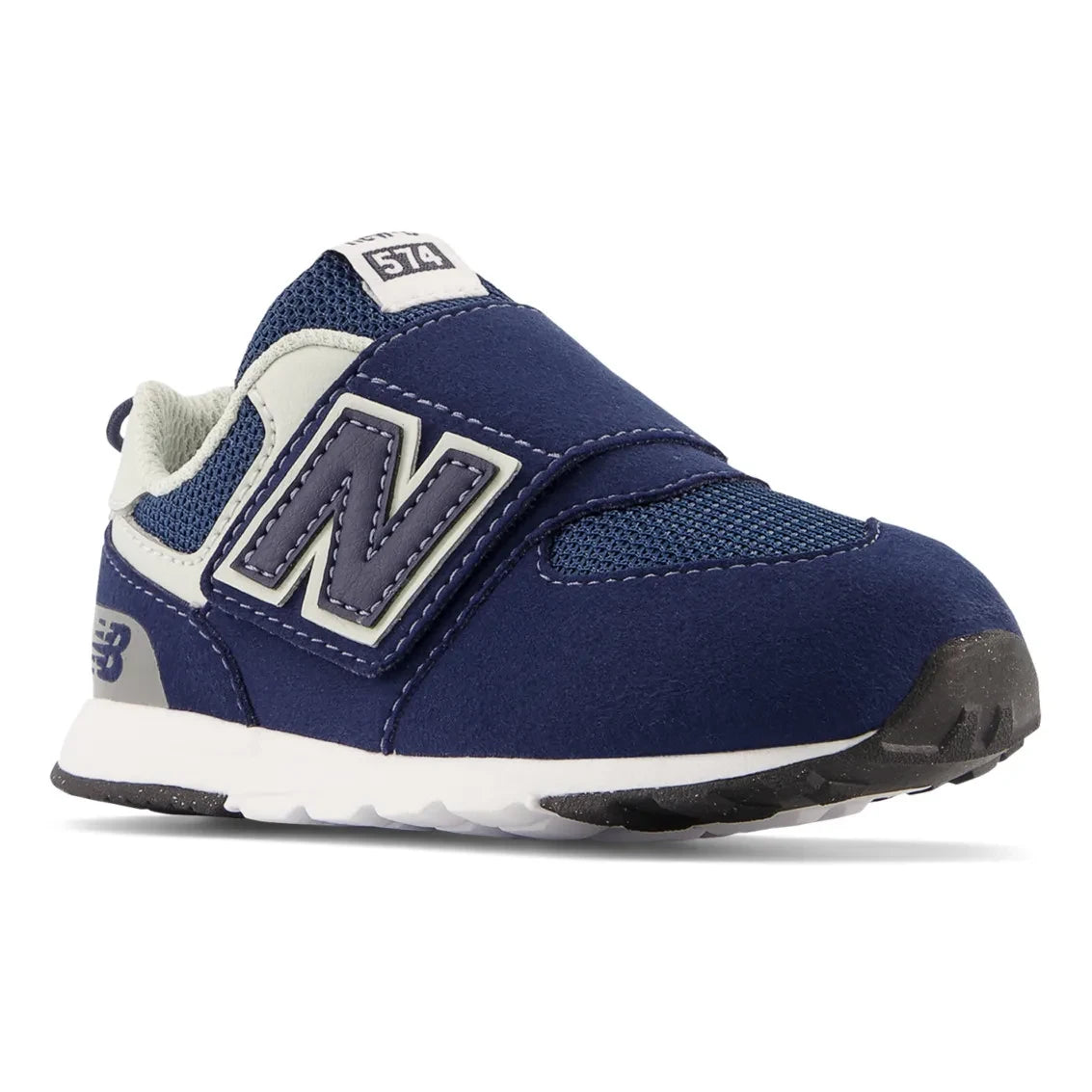 New Balance - 574 New-B Zapatillas con Cierre de Velcro | Azul Marino