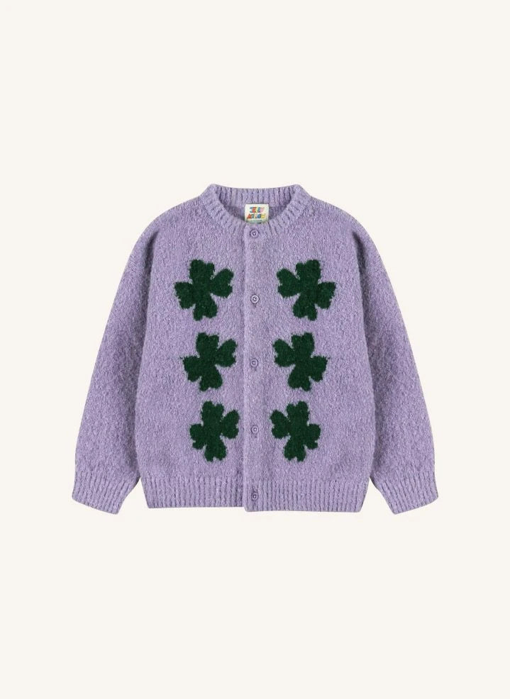 Jelly Mallow - Lucky Clover cárdigan | Morado