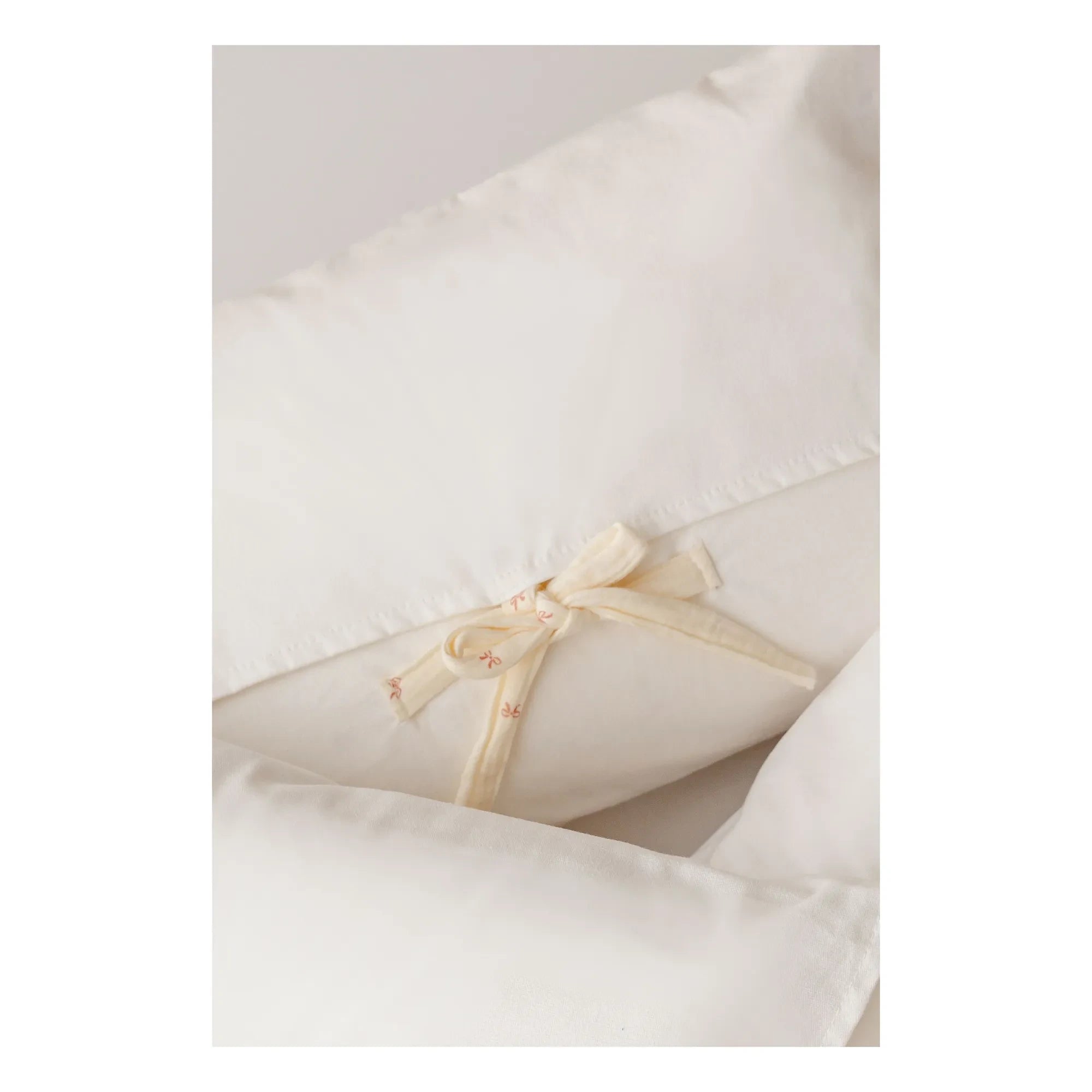 Soft Spot - Manta de algodón orgánico acolchada acanalada | Crudo