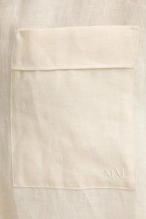 MM by Max Mara camisa de lino para mujer FILO