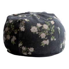 Maison de Vacances - Puf de lino Wabi Sabi | Negro