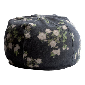 Maison de Vacances - Puf de lino Wabi Sabi | Negro