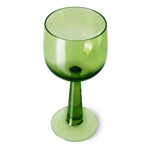 HKliving - Juego de vasos The Emeralds - Set de 4 | Amarillo verdoso