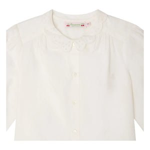 Bonpoint - Blusa de algodón orgánico Lizea | Crema