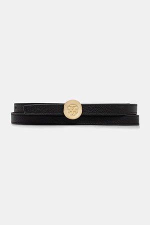 Cinturón de cuero reversible Tory Burch para mujer