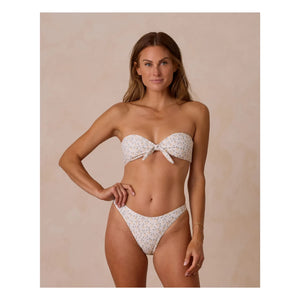 Rylee + Cru - Top de punto Lemon en fibras recicladas | Crema