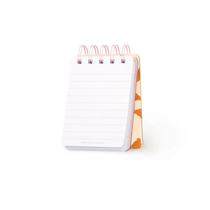 Legami - Çizgili Resimli Sert Kapaklı Defter - Kruvasan - Spiral Ciltli