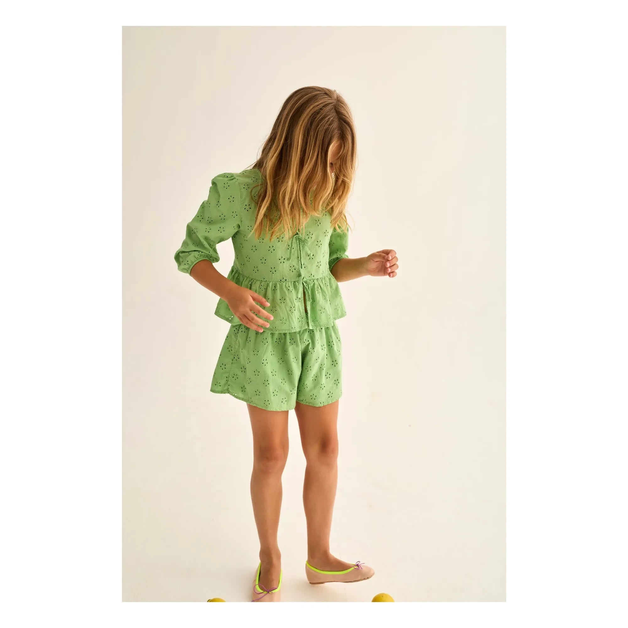 Cozmo - Blusa bordada Alma | Verde Prado